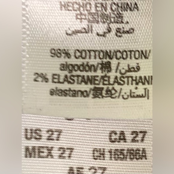 Juicy Couture - Light Blue Bleach Dye Pattern Jeans - Size 27 - Picture 12 of 12